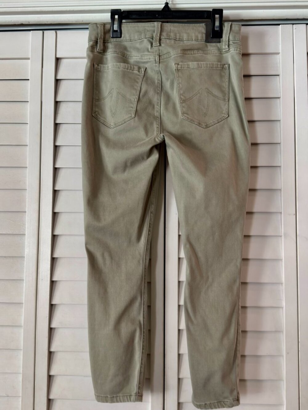 Level 99 / Anthropologie Olive Green Skinny Jean - Size 27 - Picture 4 of 8
